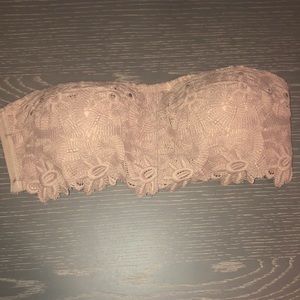 Aerie crochet lace padded bandeau